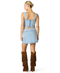 Steve Madden Women's High Rise Mini Skirt