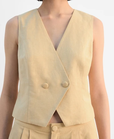 Mango Women's Fitted Suit Vest