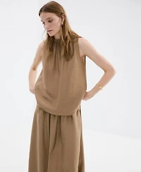 Mango Women's Gathered Midi Skirts