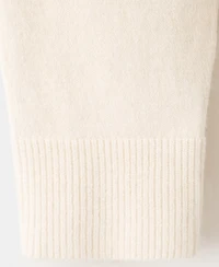 Mango Women's Contrasting Stripes and Perkins Collar Sweater