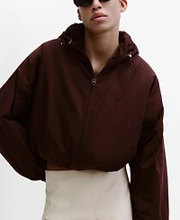 Mango Women's Faux-Leather Godet Skirts