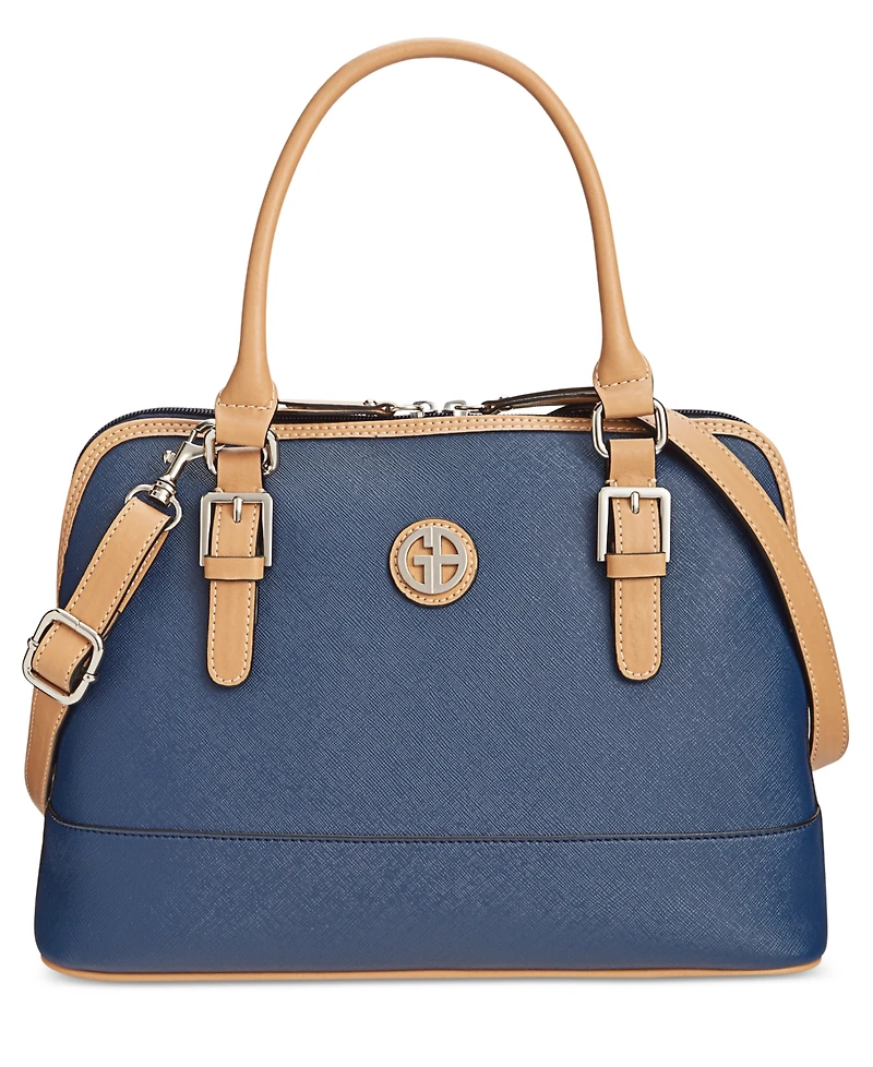 Giani Bernini Saffiano Dome Satchel, Exclusively at Macy's