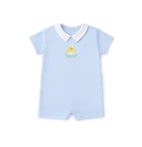 Florence Eiseman Baby Boy Stripe Knit Shortall With Chick