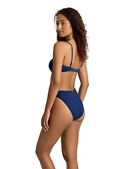 Lauren Ralph Women's Saturn High Leg Modern Coverage Swim Brief
