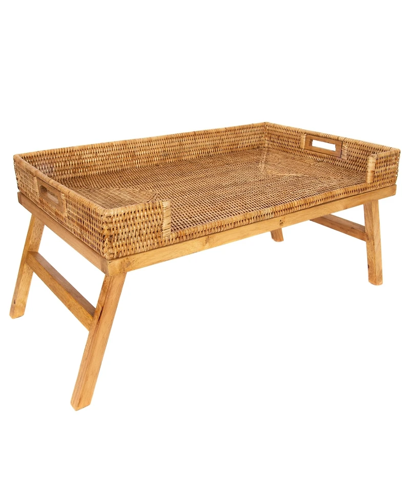 Artifacts Trading Company Rattan Breakfast Tray/Table