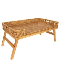 Artifacts Trading Company Rattan Breakfast Tray/Table