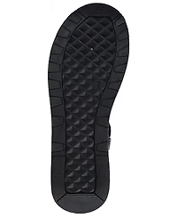 Jbu Women's Claire-Wide Round Toe Wedge Sandals