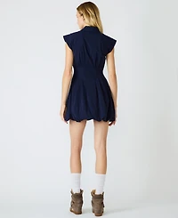 Steve Madden Women's Dyanne Bubble-Hem Mini Dress