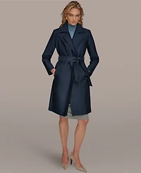 Donna Karan New York Women's Double-Collar Trench Coat
