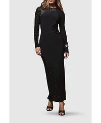 Coast Women's Muse Zebra Mesh Maxi Dress