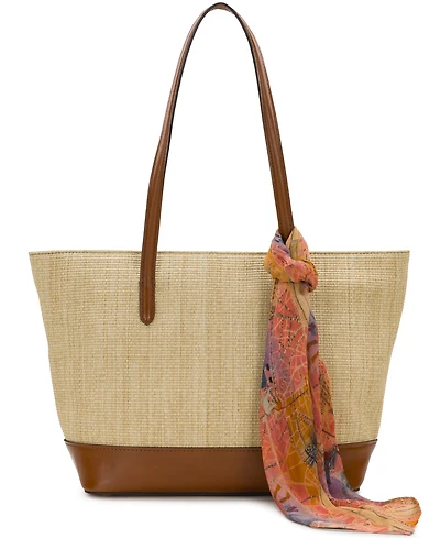 Patricia Nash Verzi European Small Natural Fine Weave Tote Bag