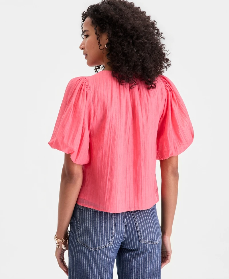 On 34th Women's Puff Sleeve Blouse, Macy's Exclusive
