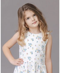 Hope & Henry Little Girls Sleeveless Knit Tank Dress