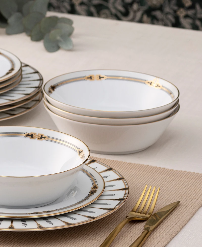 Noritake Empire Gold-Tone 12-Pc. Dinnerware Set, Service for 4
