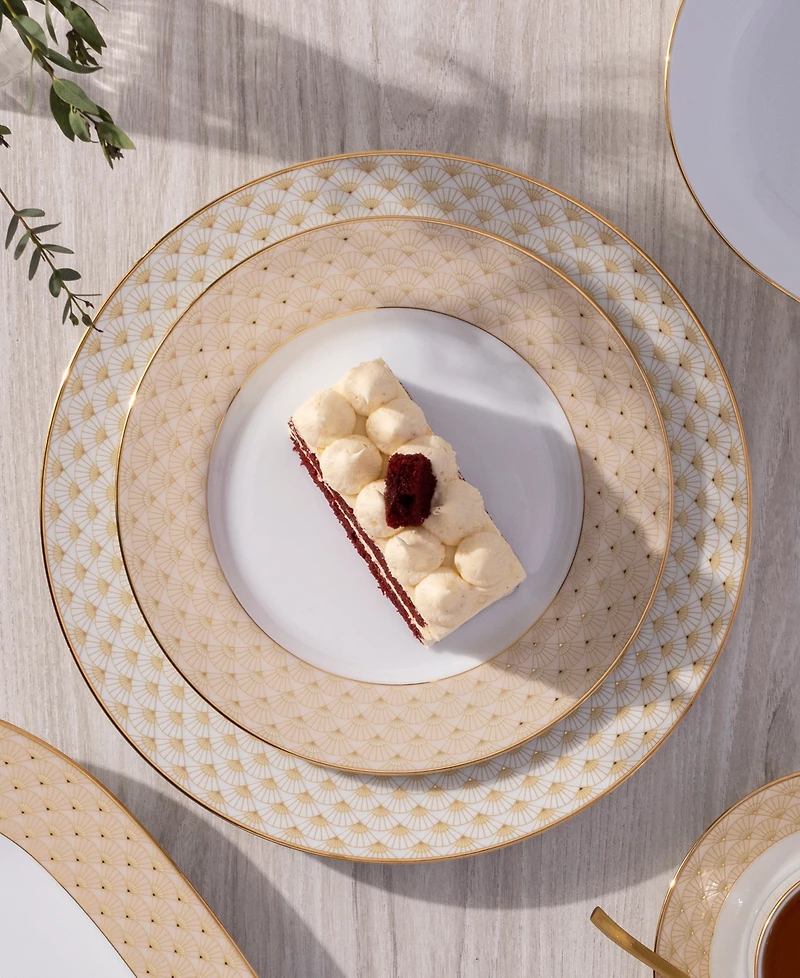 Noritake Trocadero Gold-Tone 12-Pc. Dinnerware Set, Service for 4