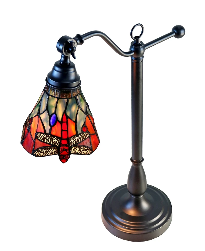 Dale Tiffany La Anza 24" Handmade Tiffany Desk Lamp