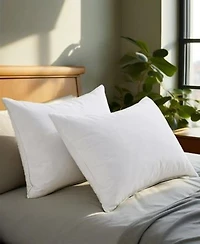 Unikome White Goose Feather Down 2 Pack Pillows