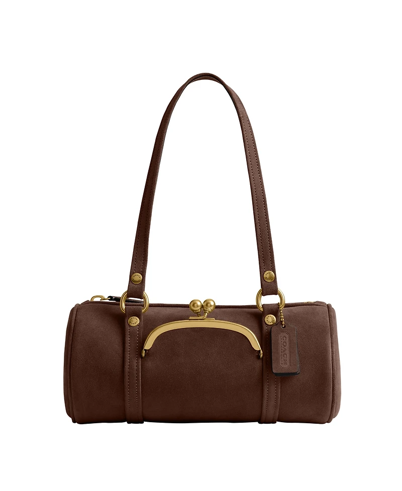 Coach Originals Kisslock Small Zip-Top Barrel Bag