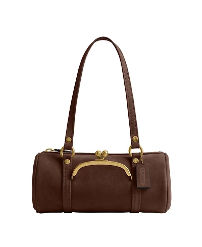 Coach Originals Kisslock Small Zip-Top Barrel Bag