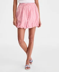 On 34th Women's Jenna Stripe Bubble-Hem Mini Skirt, Macy's Exclusive