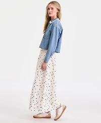 On 34th Women's Dot-Print Tiered Midi Skirt, Macy's Exclusive