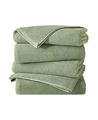 Linery & Co. Cotton Textured 4-Piece Bath Towel Set