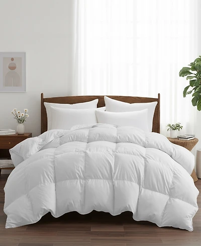 Unikome All Season 360 Thread Count Premium Down Feather Fiber Comforter, Twin