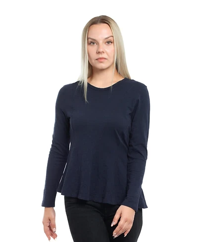 Wilt Clothing Women's Round Neck Long Sleeve Tee