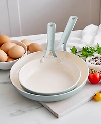GreenPan Nova Gallery Ceramic Nonstick 2-Piece Frypan Set