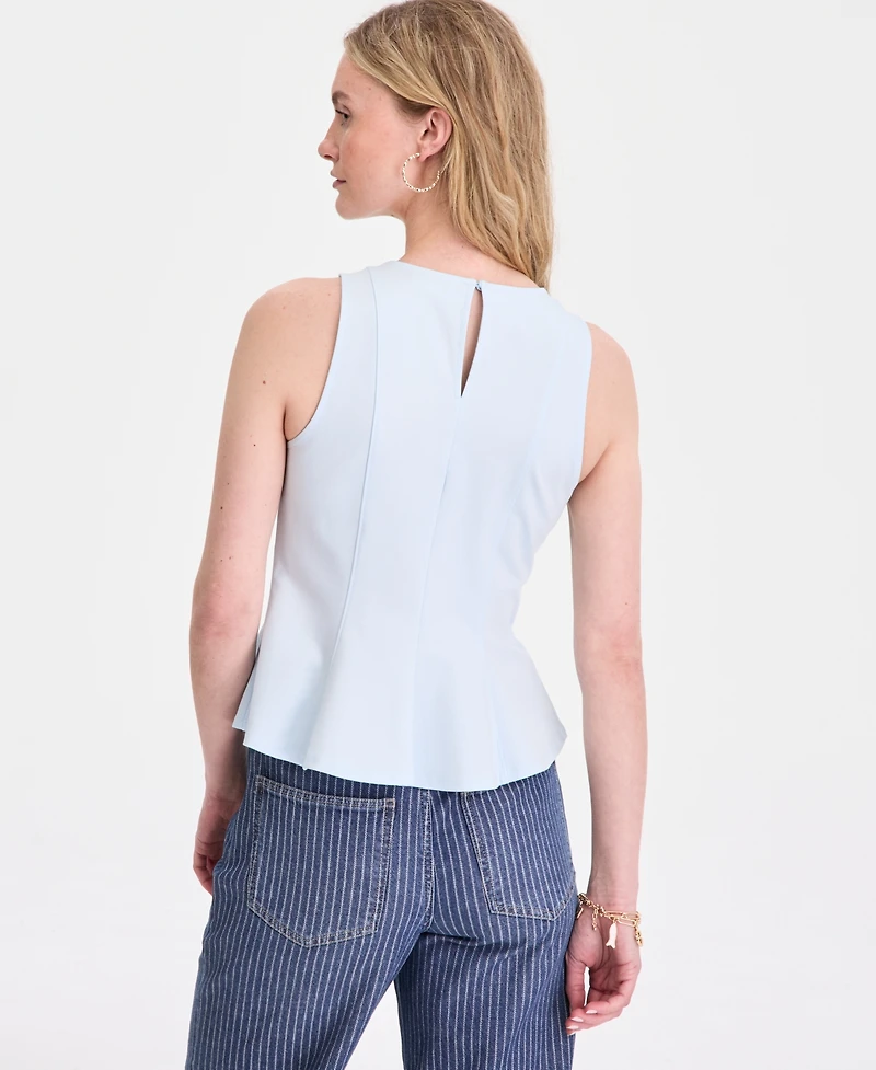On 34th Women's Sleeveless Princess Seam Ponte Top, Macy's Exclusive