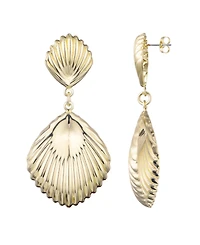 Adornia Gold Deco Inspired Drop Earrings