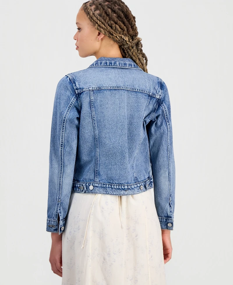 Lucky Brand Women's Tomboy Denim Trucker Jacket