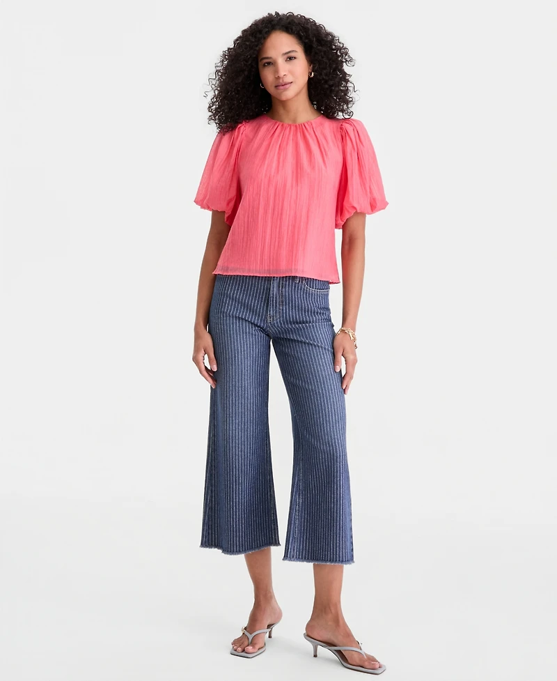On 34th Women's Cropped Relaxed Flare Jeans, Macy's Exclusive