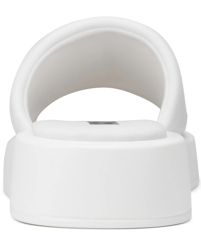 Karl Lagerfeld Paris Women's Opal Bonjour Platform Slide Sandals