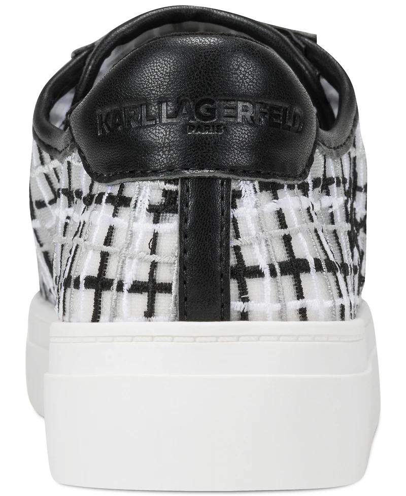 Karl Lagerfeld Paris Women's Cate Whimsy Lace-Up Sneakers