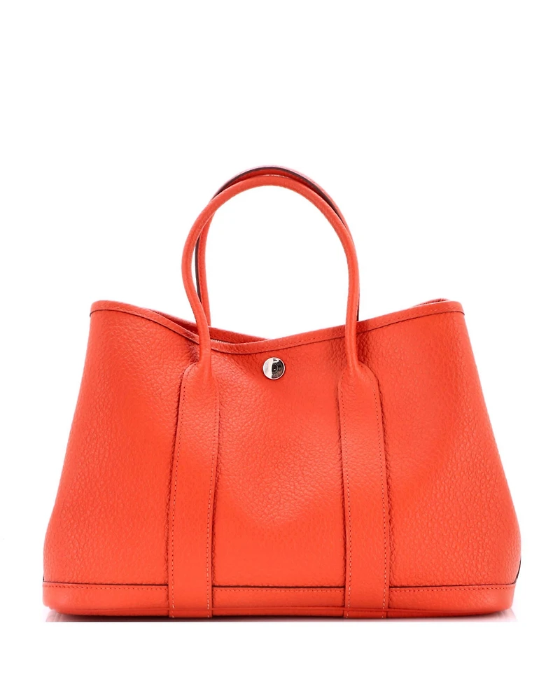 Pre-Owned Hermes 30 Garden Party Tote Leather