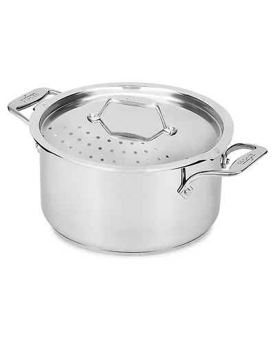 All-Clad Simply Strain Stainless Steel 6-quart Multipot with Straining Lid