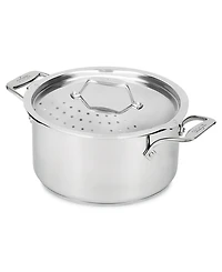 All-Clad Simply Strain Stainless Steel 6-quart Multipot with Straining Lid
