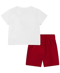 Jordan Baby Boys Jumbo Jump Man T Shirt and Shorts, 2 Piece Set