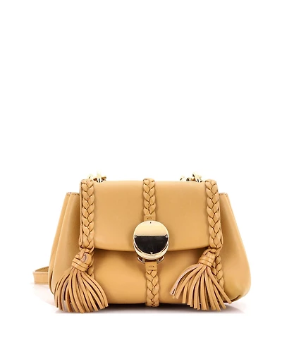 Pre-Owned Chloe Mini Penelope Soft Shoulder Bag Leather