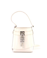 Pre-Owned Givenchy Micro Gv Shark Lock Bucket Bag Leather