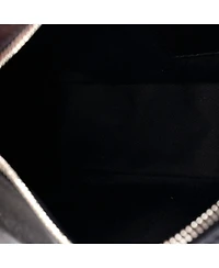 Pre-Owned Off White Block Pouch Shoulder Bag Printed Leather