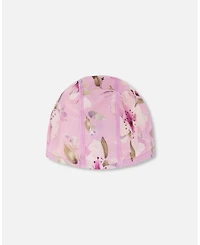 Deux par Girl Swim Cap Flower Print - Toddler|Child