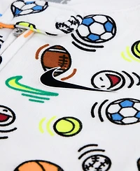 Nike Baby Boys' Sportball Printed Footed Coverall