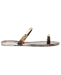 Dv Dolce Vita Women's Ivonna Embellished Toe Ring Jelly Flat Sandals