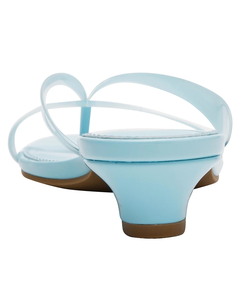 Dv Dolce Vita Women's Bex Jelly Strappy Thong Block Heel Sandals