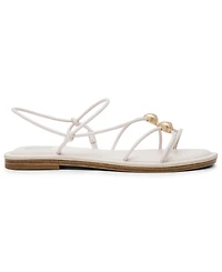 Dv Dolce Vita Women's Jaide Strapped Dome Studded Jewelry Strappy Gladiator Flat Sandals