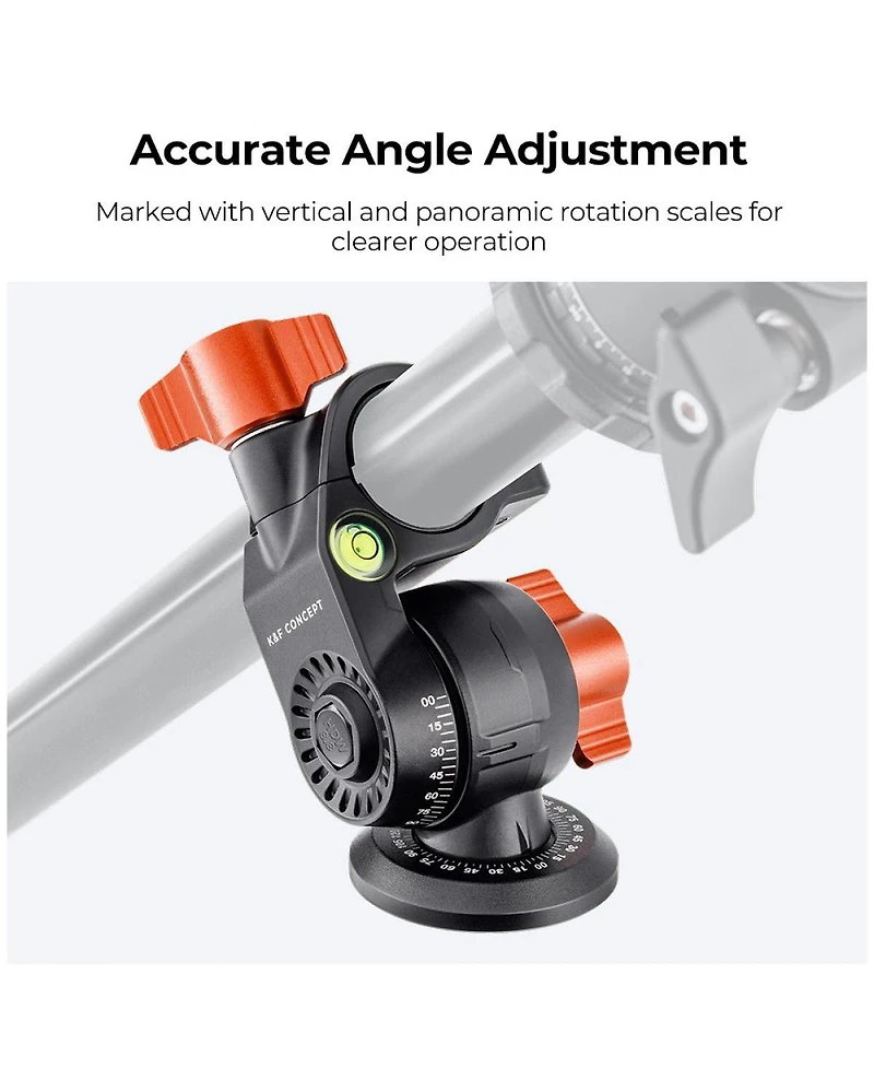 K&F Concept 11.8" Rotatable Multi-Angle Center Column for Camera Tripod