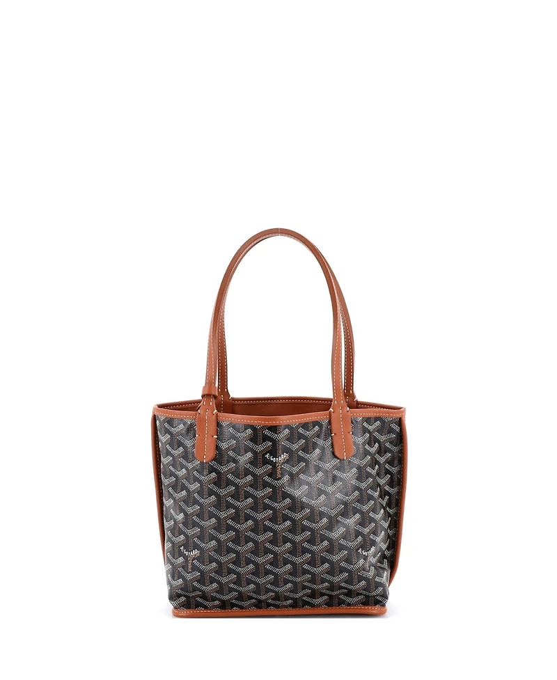 Pre-Owned Goyard Mini Anjou Reversible Tote Coated Canvas