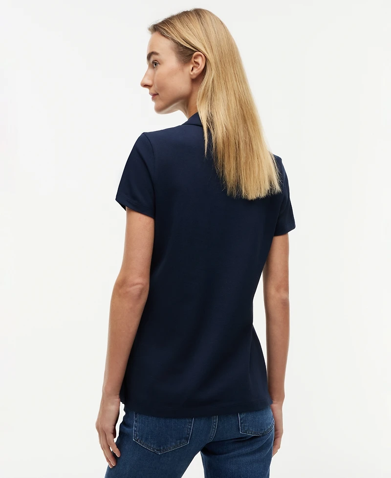 Tommy Hilfiger Women's Classic Pique Short-Sleeve Polo T-Shirt